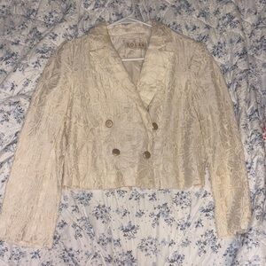 Dolan Ivory Lace Blazer